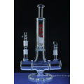 Dual Action Double Joint Hookah Glass Smoking Water Pipe (ES-GB-544)